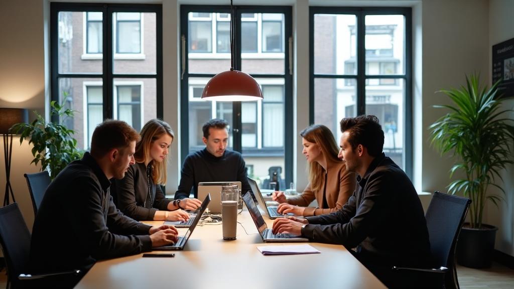 ApartmentHub team at work